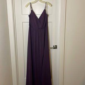 David’s Bridal Bridesmaid Dress - Plum